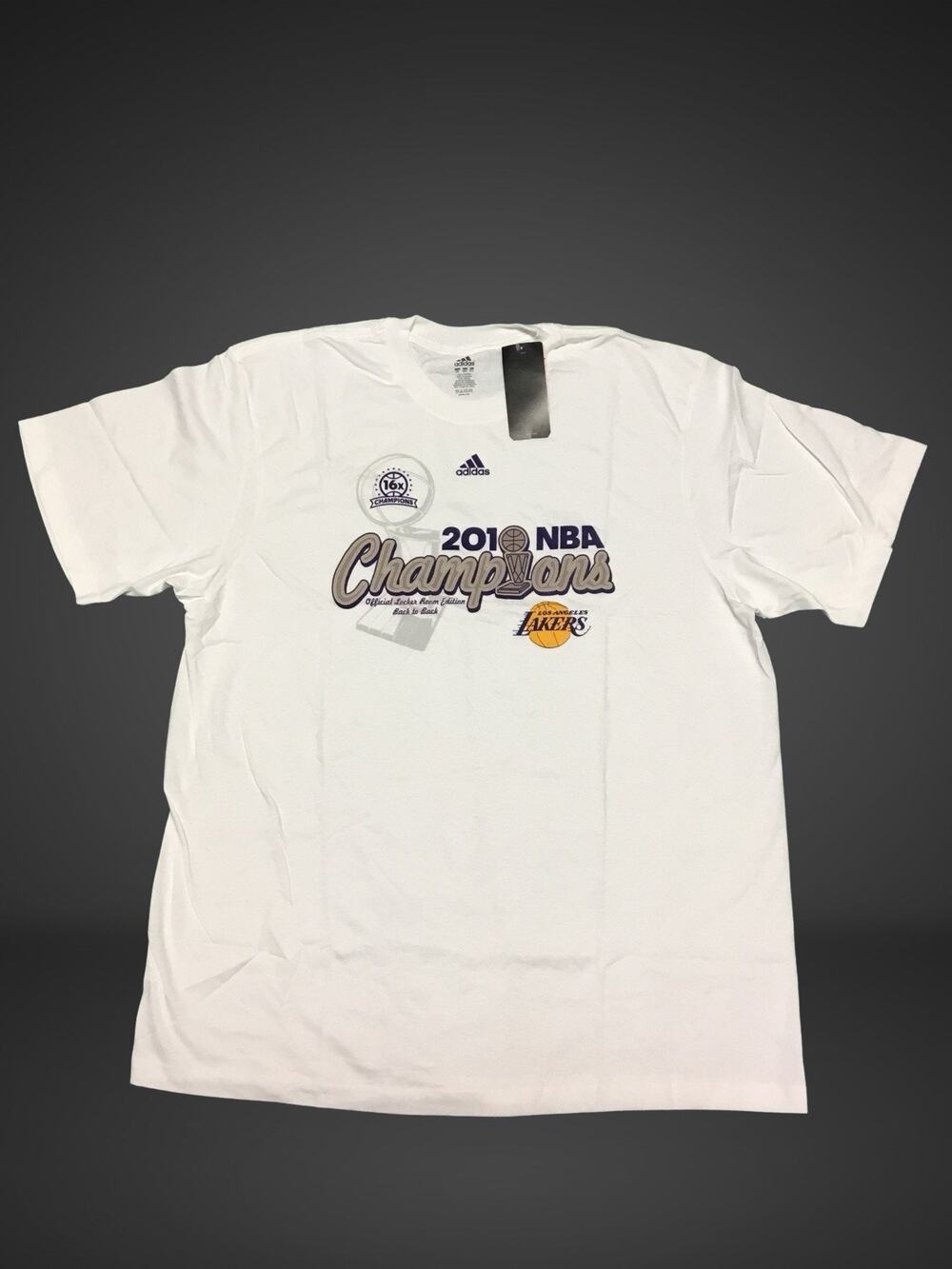 Adidas NBA Los Angeles Lakers 2010 Champions Shirt - Mens Size XXL